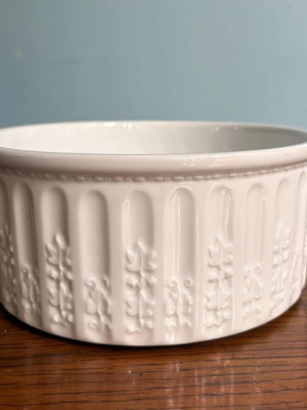 Bernardaud Louvre Pattern, 7.75" Souffle Dish, Round Casserole Limoges